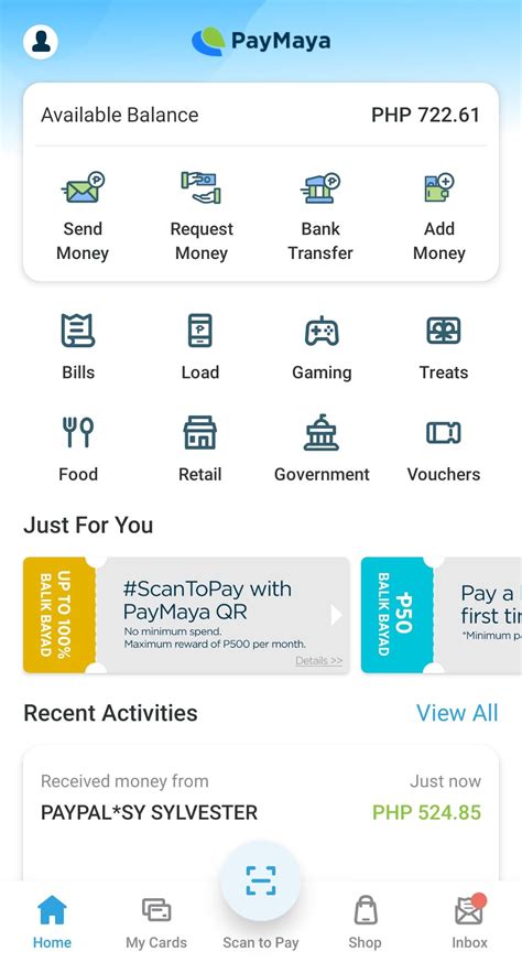 Transfer Money/Funds from Paymaya to Paypal .